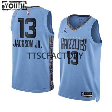 Kinder NBA Memphis Grizzlies Trikot Jaren Jackson Jr. 13 Jordan 2022-23 Statement Edition Blau Swingman